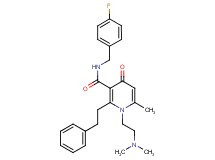 1-[2-(dimethylamino)ethyl]-N-(4-fluorobenzyl)-6-methyl-4-oxo-2-(2-phenylethyl)-1,4-dihydro-3-pyridinecarboxamide