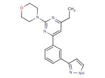 4-{4-ethyl-6-[3-(1H-pyrazol-3-yl)phenyl]-2-pyrimidinyl}morpholine trifluoroacetate