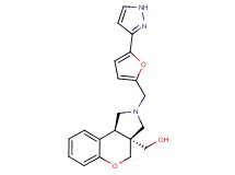[(3aS*,9bS*)-2-{[5-(1H-pyrazol-3-yl)-2-furyl]methyl}-1,2,3,9b-tetrahydrochromeno[3,4-c]pyrrol-3a(4H)-yl]methanol