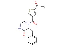 4-[(5-acetyl-3-thienyl)carbonyl]-3-benzylpiperazin-2-one