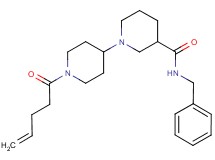 N-benzyl-1'-(4-pentenoyl)-1,4'-bipiperidine-3-carboxamide
