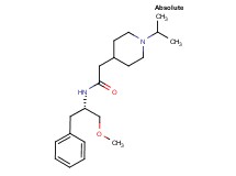 N-[(1S)-1-benzyl-2-methoxyethyl]-2-(1-isopropyl-4-piperidinyl)acetamide
