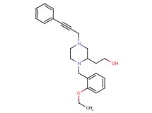 2-[1-(2-ethoxybenzyl)-4-(3-phenyl-2-propyn-1-yl)-2-piperazinyl]ethanol