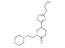 1-[2-(4-morpholinyl)ethyl]-5-(3-propyl-1,2,4-oxadiazol-5-yl)-2-piperidinone
