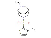 (1R*,5R*)-6-methyl-3-[(3-methyl-2-thienyl)sulfonyl]-3,6-diazabicyclo[3.2.2]nonane