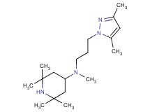 N-[3-(3,5-dimethyl-1H-pyrazol-1-yl)propyl]-N,2,2,6,6-pentamethylpiperidin-4-amine
