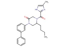 1-(3-biphenylyl)-5-butyl-4-[(4-methyl-1H-imidazol-2-yl)carbonyl]-2-piperazinone