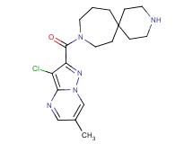 9-[(3-chloro-6-methylpyrazolo[1,5-a]pyrimidin-2-yl)carbonyl]-3,9-diazaspiro[5.6]dodecane