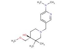 (4S*)-1-{[6-(dimethylamino)pyridin-3-yl]methyl}-4-(methoxymethyl)-3,3-dimethylpiperidin-4-ol