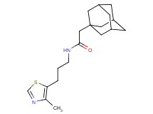 2-(1-adamantyl)-N-[3-(4-methyl-1,3-thiazol-5-yl)propyl]acetamide