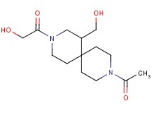 2-[9-acetyl-1-(hydroxymethyl)-3,9-diazaspiro[5.5]undec-3-yl]-2-oxoethanol