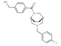 (4-{[(1S*,5R*)-3-(4-fluorobenzyl)-3,6-diazabicyclo[3.2.2]non-6-yl]carbonyl}phenyl)methanol