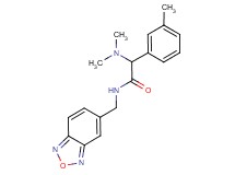 N-(2,1,3-benzoxadiazol-5-ylmethyl)-2-(dimethylamino)-2-(3-methylphenyl)acetamide