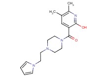 5,6-dimethyl-3-({4-[2-(1H-pyrrol-1-yl)ethyl]-1-piperazinyl}carbonyl)-2-pyridinol