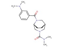 (1R*,5R*)-6-[3-(dimethylamino)benzoyl]-N,N-dimethyl-3,6-diazabicyclo[3.2.2]nonane-3-carboxamide