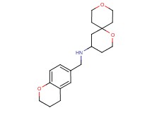 (3,4-dihydro-2H-chromen-6-ylmethyl)1,9-dioxaspiro[5.5]undec-4-ylamine