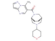 7-methyl-6-{[(1S*,5R*)-3-(tetrahydro-2H-pyran-4-yl)-3,6-diazabicyclo[3.2.2]non-6-yl]carbonyl}pyrazolo[1,5-a]pyrimidine