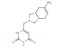 6-{[(3aR*,7aS*)-5-methyl-1,3,3a,4,7,7a-hexahydro-2H-isoindol-2-yl]methyl}-2,4(1H,3H)-pyrimidinedione