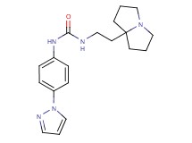 N-[4-(1H-pyrazol-1-yl)phenyl]-N'-[2-(tetrahydro-1H-pyrrolo[1,2-a]pyrrol-7a(5H)-yl)ethyl]urea