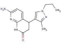 7-amino-4-(3-methyl-1-propyl-1H-pyrazol-4-yl)-3,4-dihydro-1,8-naphthyridin-2(1H)-one