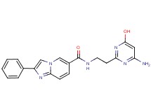 N-[2-(4-amino-6-hydroxypyrimidin-2-yl)ethyl]-2-phenylimidazo[1,2-a]pyridine-6-carboxamide