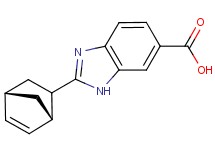 2-[(1S*,4S*)-bicyclo[2.2.1]hept-5-en-2-yl]-1H-benzimidazole-6-carboxylic acid