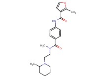 2-methyl-N-[4-({methyl[2-(2-methylpiperidin-1-yl)ethyl]amino}carbonyl)phenyl]-3-furamide