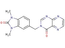 3-[(1,3-dimethyl-2-oxo-2,3-dihydro-1H-benzimidazol-5-yl)methyl]pteridin-4(3H)-one