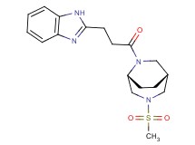 2-{3-[(1R*,5R*)-3-(methylsulfonyl)-3,6-diazabicyclo[3.2.2]non-6-yl]-3-oxopropyl}-1H-benzimidazole