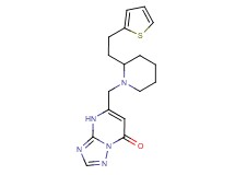 5-({2-[2-(2-thienyl)ethyl]-1-piperidinyl}methyl)[1,2,4]triazolo[1,5-a]pyrimidin-7(4H)-one