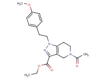 ethyl 5-acetyl-1-[2-(4-methoxyphenyl)ethyl]-4,5,6,7-tetrahydro-1H-pyrazolo[4,3-c]pyridine-3-carboxylate