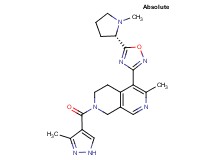 6-methyl-2-[(3-methyl-1H-pyrazol-4-yl)carbonyl]-5-{5-[(2S)-1-methylpyrrolidin-2-yl]-1,2,4-oxadiazol-3-yl}-1,2,3,4-tetrahydro-2,7-naphthyridine