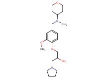 1-(2-methoxy-4-{[methyl(tetrahydro-2H-pyran-4-yl)amino]methyl}phenoxy)-3-pyrrolidin-1-ylpropan-2-ol
