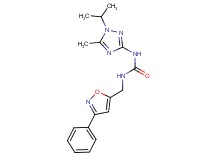 N-(1-isopropyl-5-methyl-1H-1,2,4-triazol-3-yl)-N'-[(3-phenylisoxazol-5-yl)methyl]urea