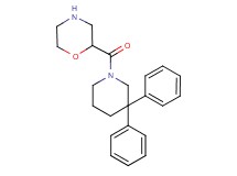 2-[(3,3-diphenyl-1-piperidinyl)carbonyl]morpholine hydrochloride