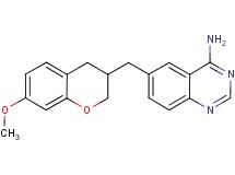 6-[(7-methoxy-3,4-dihydro-2H-chromen-3-yl)methyl]quinazolin-4-amine