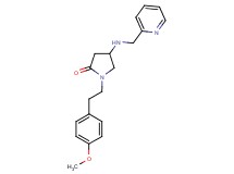 1-[2-(4-methoxyphenyl)ethyl]-4-[(2-pyridinylmethyl)amino]-2-pyrrolidinone