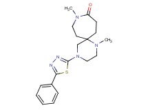 1,9-dimethyl-4-(5-phenyl-1,3,4-thiadiazol-2-yl)-1,4,9-triazaspiro[5.6]dodecan-10-one