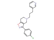 3-(4-chlorophenyl)-5-(3-pyridin-3-ylpropyl)-4,5,6,7-tetrahydroisoxazolo[4,5-c]pyridine