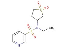 N-(1,1-dioxidotetrahydro-3-thienyl)-N-ethyl-3-pyridinesulfonamide