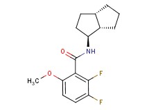 2,3-difluoro-6-methoxy-N-[(1S*,3aS*,6aS*)-octahydropentalen-1-yl]benzamide