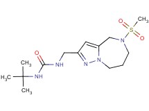 N-(tert-butyl)-N'-{[5-(methylsulfonyl)-5,6,7,8-tetrahydro-4H-pyrazolo[1,5-a][1,4]diazepin-2-yl]methyl}urea