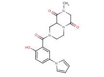 8-[2-hydroxy-5-(1H-pyrrol-1-yl)benzoyl]-2-methyltetrahydro-2H-pyrazino[1,2-a]pyrazine-1,4(3H,6H)-dione
