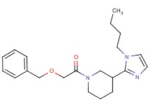 1-[(benzyloxy)acetyl]-3-(1-butyl-1H-imidazol-2-yl)piperidine