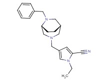 4-{[(1S*,5R*)-6-benzyl-3,6-diazabicyclo[3.2.2]non-3-yl]methyl}-1-ethyl-1H-pyrrole-2-carbonitrile