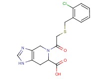 5-{[(2-chlorobenzyl)thio]acetyl}-4,5,6,7-tetrahydro-1H-imidazo[4,5-c]pyridine-6-carboxylic acid