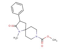 methyl 1-methyl-2-oxo-3-phenyl-1,8-diazaspiro[4.5]decane-8-carboxylate
