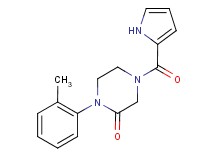 1-(2-methylphenyl)-4-(1H-pyrrol-2-ylcarbonyl)-2-piperazinone