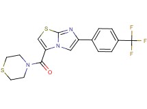 3-(4-thiomorpholinylcarbonyl)-6-[4-(trifluoromethyl)phenyl]imidazo[2,1-b][1,3]thiazole