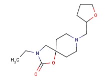 3-ethyl-8-(tetrahydrofuran-2-ylmethyl)-1-oxa-3,8-diazaspiro[4.5]decan-2-one